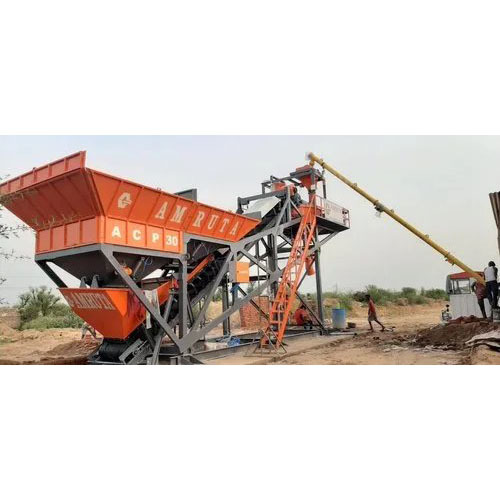 Compact Concrete Batching Mixing Plant