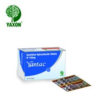 Yantac Tablet - Ranitidine Hydrochloride 150 Mg, Twice Daily Dosage, Suitable For All, Antibiotic Medical Use, 500 Boxes, Storage Below 25a C