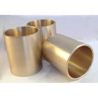 Cylindrical Leaded Bronze Industrial Bushings - Color: Golden