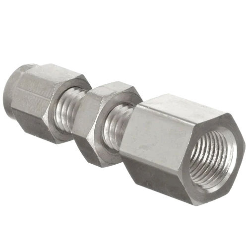 Silver Bulkhead Female Connector