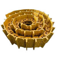 Mild Steel Crawler Drill Machine Track Chain - Standard Size, Yellow Color | Polished Surface Treatment, Enhanced Traction For Industrial Applications, 1-year Warranty