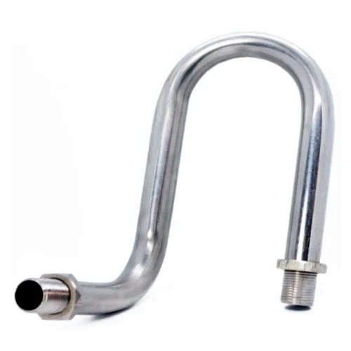 Silver 3 Inch Coil Type Syphon