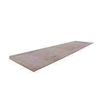 Quard 450 Abrasion Resistant Steel Plate - Stainless Steel, 5mm Thickness, Brown Color, Galvanized Surface | Industrial Grade, Rectangular Shape