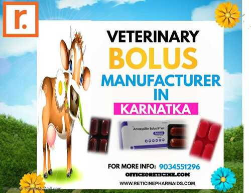 Veterinary Bolus Manufacturer In Karnatka