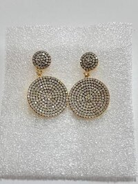 Diamond Earring - Yellow Gold, All Sizes Available | Round Shape with Stunning Diamonds