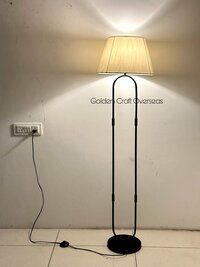 Trending Floor Lamp In iron with fabric shade customised