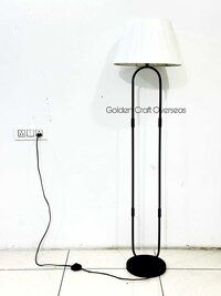 Trending Floor Lamp In iron with fabric shade customised