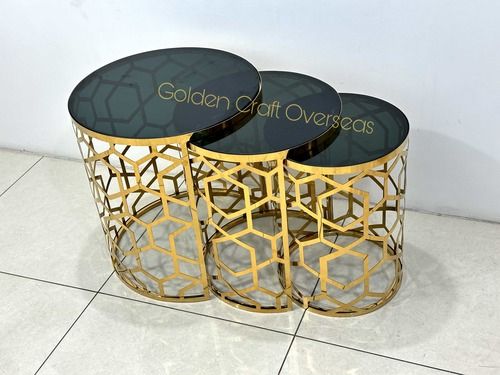 PVD Coated Nesting Table Set