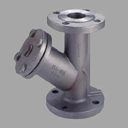 Y Type Strainers - Stainless Steel, Round Shape, Gray Color | 1 Year Warranty, ASTM Standard, Painted Surface Treatment