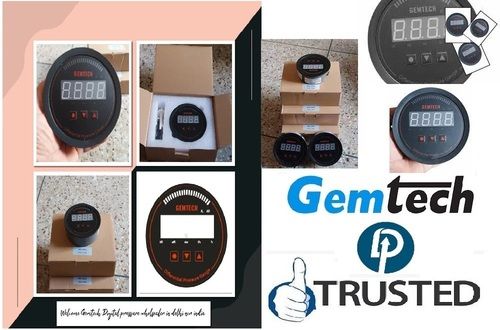 GEMTECH Series-3000 Digital Pressure Gauge Range 0 to 2000 PASCAL