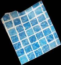 Blue Swimming Pool Cover - Shape: Rectangle