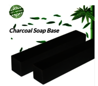 Charcoal Soap Base - Transparent Melt 10x10x10 Mm | Black Rectangle, 2-year Lifespan, Ideal For Diy Soap Making