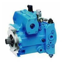 Rexroth Hydraulic Pump - Ms Standard Size | Blue, Efficient Fluid Transfer With Integrated Electronic Controls, Suitable For Industrial Applications
