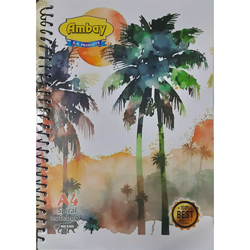 A4 Paper Spiral Note Book
