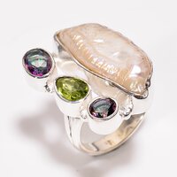 Multi Gemstone Sterling Silver Rings