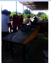 Interlocking Block Vibrating Table - Application: Industrial