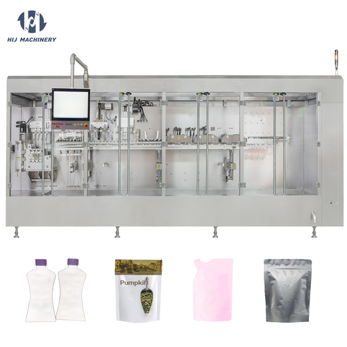 Horizontal premade bag packing machine premade doypack ready pouch packing machine for food candy  beverage