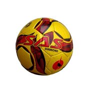 Sas Rubber Football Size 5 - Pvc Material, Size 5, Assorted Colors, 3 Ply Thickness | Ideal For All Age Groups, 400-450 Grams Weight