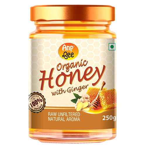 250 Gm Oragnic Honey With Ginger