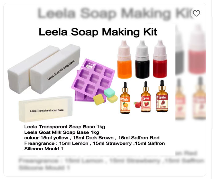 Soap Base and Mould Kit for Soap Making