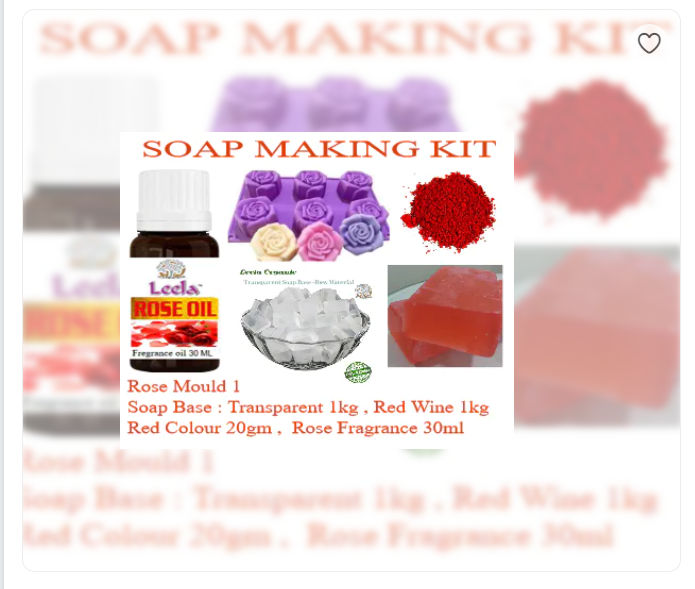 Soap Base and Mould Kit for Soap Making