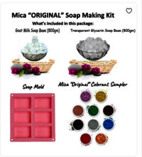 Soap Base and Mould Kit for Soap Making