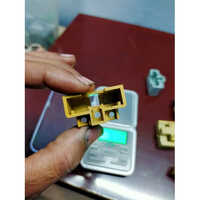 Silver Flush Button Injection Mould