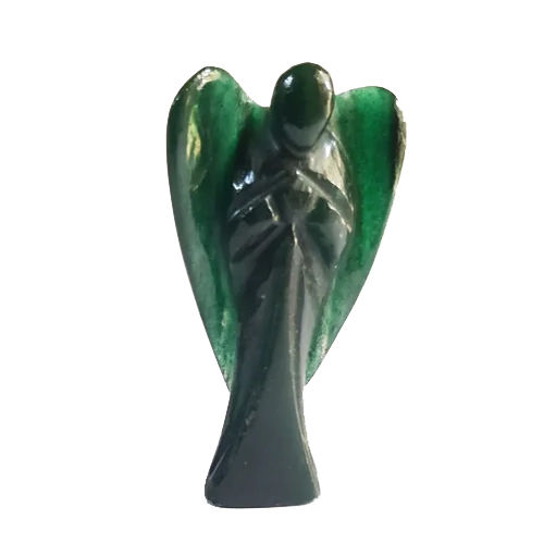 Green Aventurine Gemstone Angel - Shape: Pear Cut