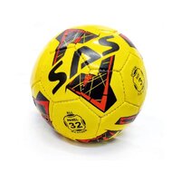 Sas Sports Pu Football Size 3 - Polyurethane, Size 3, Black-white Color, 32 Panel, Waterproof, Suitable For Match Training & All-weather Use