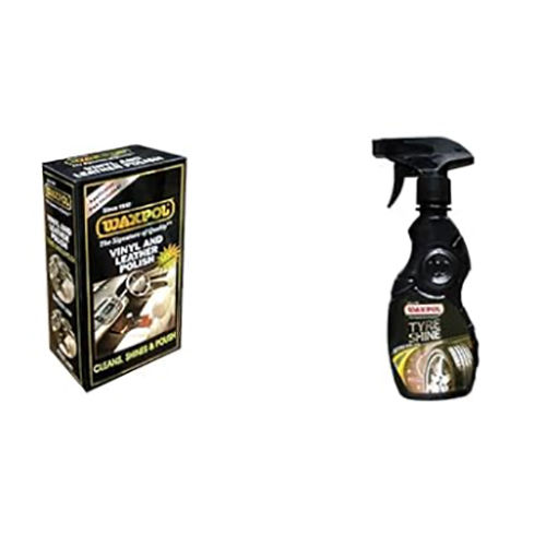 Waxpol Vinyl And Leather Polish 125g And Waxpol Tyre Shine Spray 300 Ml Application: Industrial