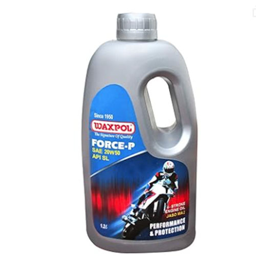 Waxpol Force P 4T 20W-50 Api-Sl (4 Stroke Engine Oil) - 1.2 L For Pulsar Application: Industrial