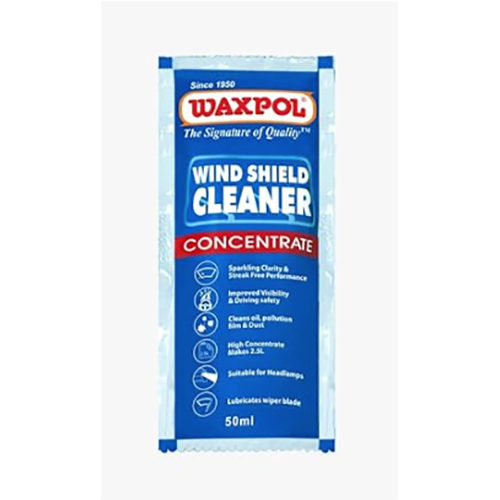 Waxpol Wind Shield Cleaner - 50 Ml (Set Of 10) Application: Industrial