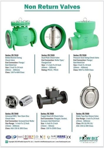 Non Return Valve Manufacturer in Mumbai