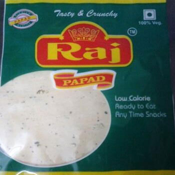 Golden Garlic Papad