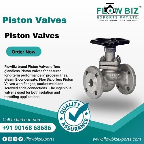 Industrial Piston Valve Supplier Mumbai Maharashtra