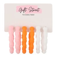 Colour-blocked Hoop EAR RINGS