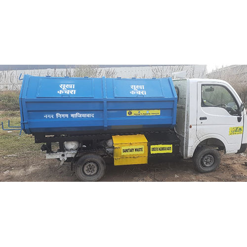 Stainless Steel Ms Garbage Mounted Hopper Tipper