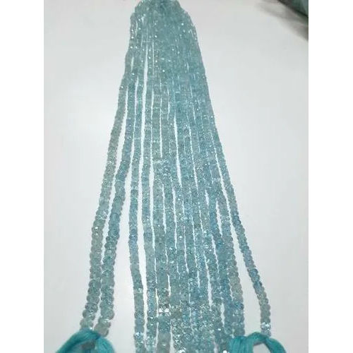 Aquamarine Faceted Beads