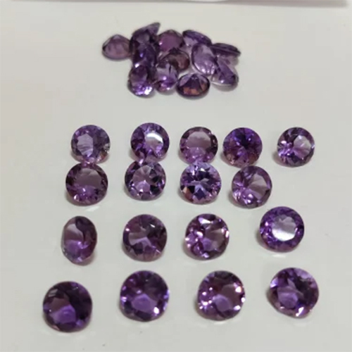 Amethyst Round Gemstone