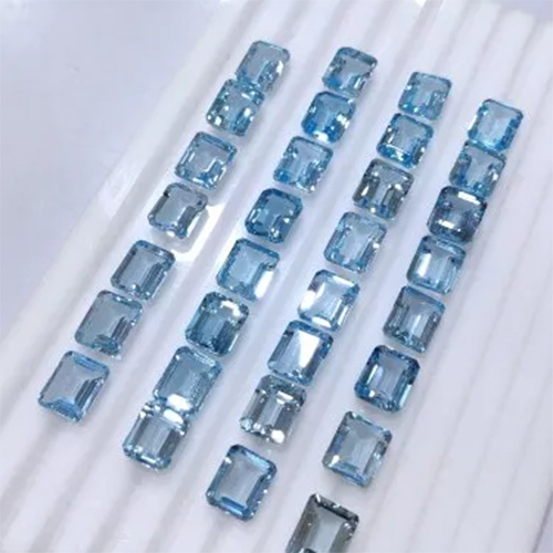 Blue Topaz calibrated stone