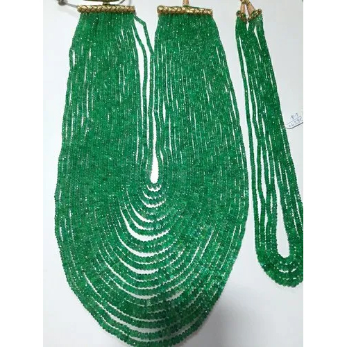 Emerald Beaded Necklace