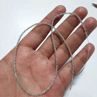 White Diamond Beads - Place Of Origin: India