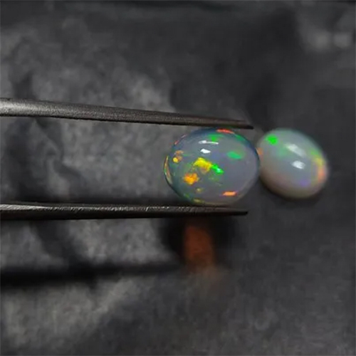 Natural Ethiopian Opal Cabochon - Gemstone - Shape: Oval Cut