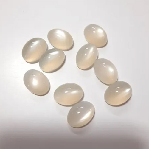 White moonstone cabochon