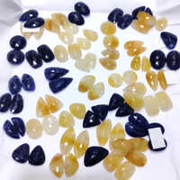 Rose Cut Gemstone - Natural Multicolour, High Hardness | All Size Available