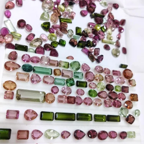 Tourmaline cut stone