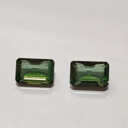 Natural Green Tourmaline Cut Stone