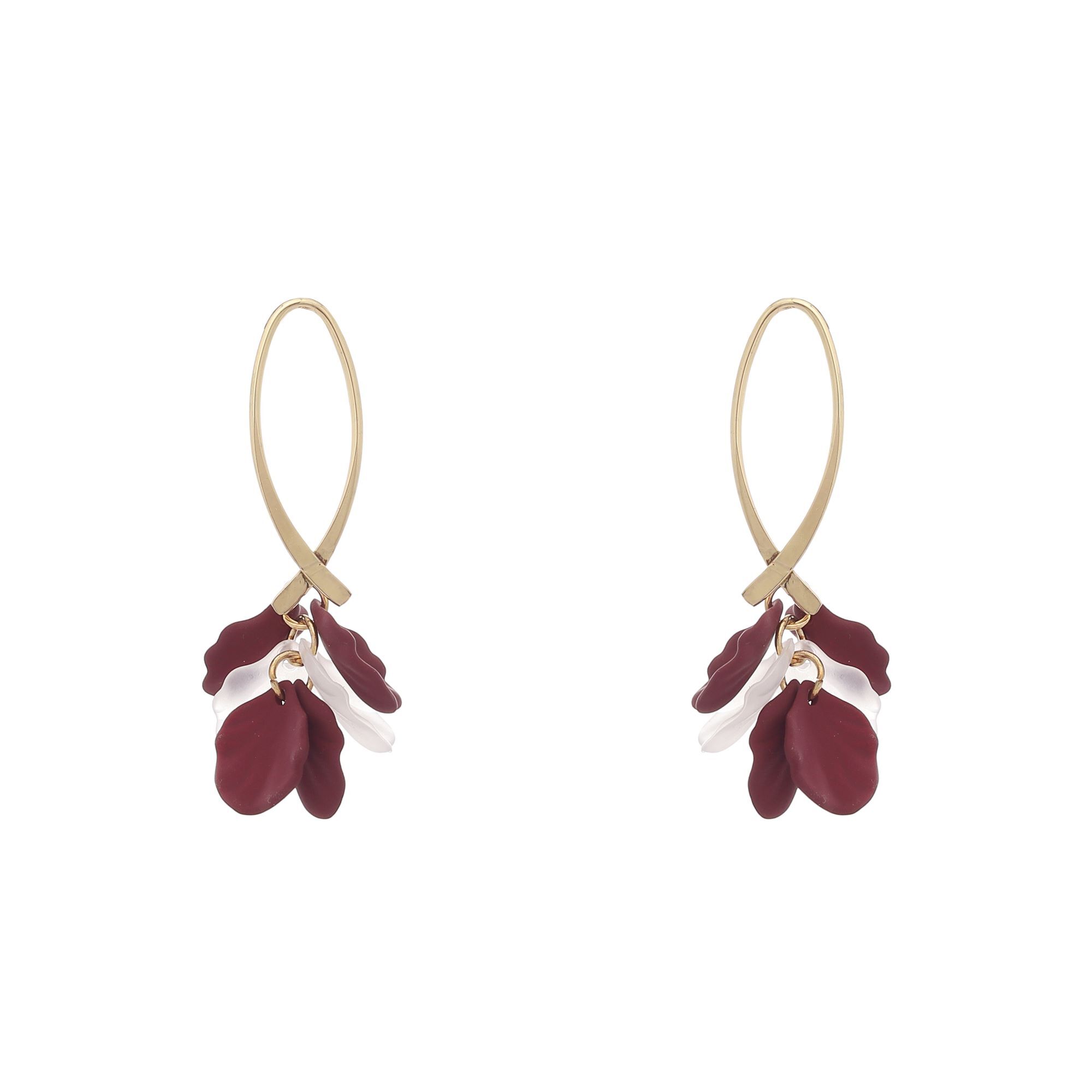 Dainty Leaf Dangle Earrings