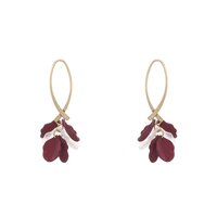 Dainty Leaf Dangle Earrings