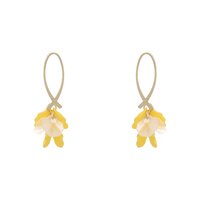 Dainty Leaf Dangle Earrings